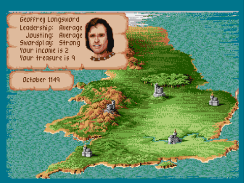 Defender of the Crown - Amiga medieval strategy by Cinemaware