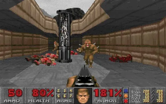 Doom - PC first-person shooter by id Software