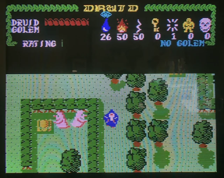 Druid - C64 action adventure game