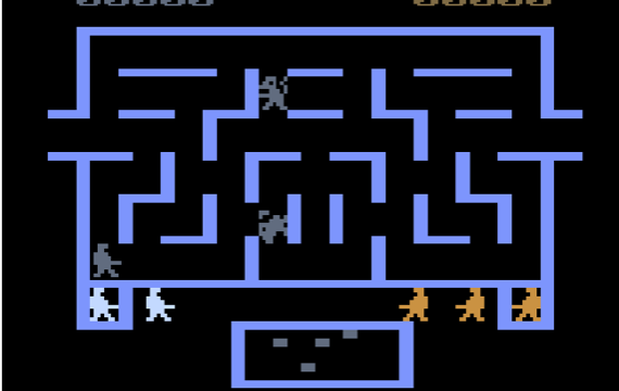 Wizard of Wor - C64 arcade dungeon crawler