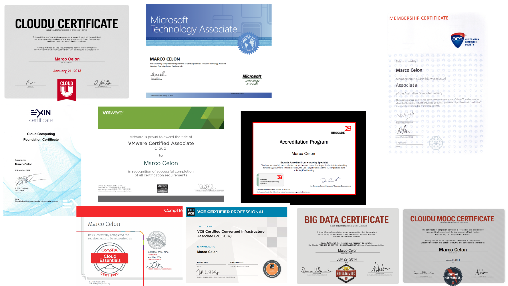 Cisco VCE and Cloud Certifications
