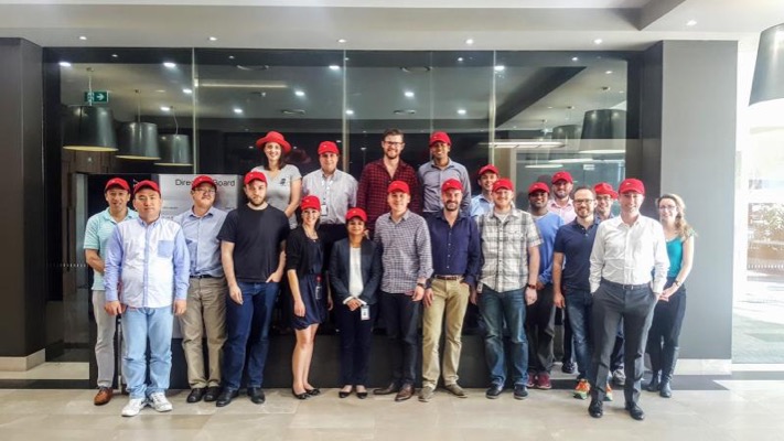 Red Hat colleagues during the Kubernetes era